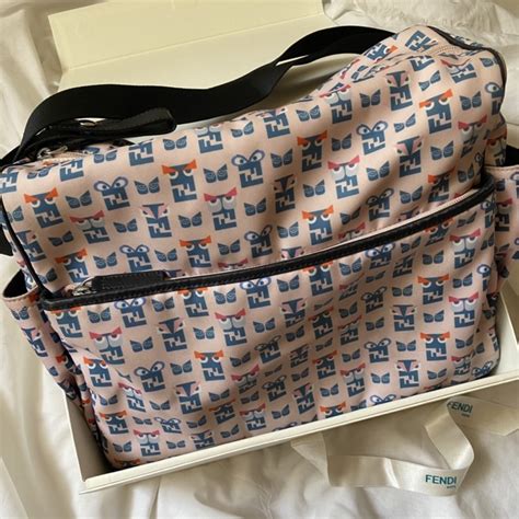 fendi monster diaper bag|Fendi diaper bag used.